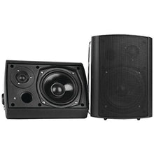 Load image into Gallery viewer, PYLE Home PDWR62BTBK 6.5&quot; Indoor/Outdoor Wall-Mount Bluetooth(R) Speaker System (Black)

