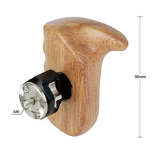 Load image into Gallery viewer, CAMVATE Wooden Hand Grip with M6 Rosette Mount (Right Hand)
