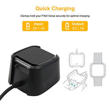 Load image into Gallery viewer, Compatible with Fitbit Versa Charger, ONEVER USB Replacement 3.3ft Charging Dock for Fitbit Versa Smart Watch (2)
