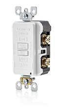 Load image into Gallery viewer, Leviton AFRBF-W 20-Amp 120-volt SmartlockPro Outlet Branch Circuit Arc Fault Circuit Interrupter Blank Face Receptacle, White
