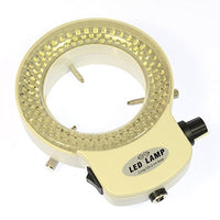 MAYAGU 144 LED Bulb Microscope Ring Light Illuminator Adjustable Bright Lamp White