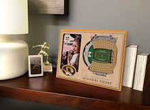 Load image into Gallery viewer, NCAA Missouri Tigers 3D StadiumViews Picture Frame
