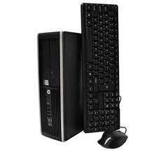 Load image into Gallery viewer, HP Elite Desktop PC, Intel Core i5 3.1 GHz, 8 GB RAM, 1 TB HDD, Keyboard/Mouse, WiFi, 19in LCD Monitor (Brands Vary), DVD-RW, Windows 10 (Renewed)
