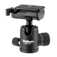 Velbon QHD-S4M 271679 Free Head Stand, Small, Bottom Diameter 1.3 inches (34 mm), Link Fastening System, Torque Adjustment, Quick Shoe Compatible, Aluminum