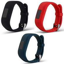 Load image into Gallery viewer, E ECSEM Large Replacement Bands and Straps for Garmin Vivofit JR &amp; Vivofit JR.2 &amp; Vivofit 3, [fits 5.5~8.5 inch Wrists] for 5 Years Kids or Older Children, Black/Slate/Red
