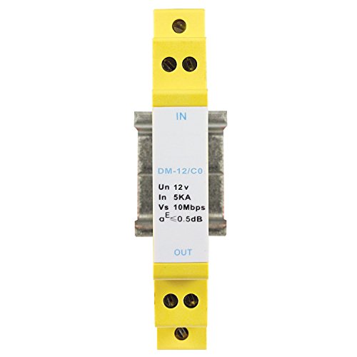 ASI ASIDM12-C0 Surge Protection Device, 12 VDC, 2-Wire, 2-Stage GDT-Diode Protection, Pluggable Module