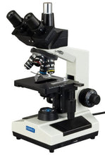Load image into Gallery viewer, OMAX 40X-1000X Trinocular Compound LED Microscope with Blank Slides and Covers
