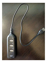 Load image into Gallery viewer, High Speed 4 Port USB 2.0 Multi HUB Splitter Expansion Desktop PC Laptop Adapter (Black)
