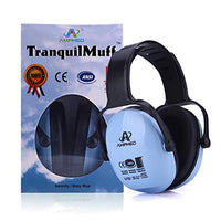 Amplim Hearing Protection Earmuff for Toddlers Kids Teens Adults - American ANSI, European CE, and Australian Standards Certified - Blue