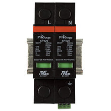 Load image into Gallery viewer, ASI ASISP420-2P UL 1449 4th Ed. DIN Rail Mounted Surge Protection Device, Screw Clamp Terminals, 2 Pole, 347 Vac, Pluggable MOV Module

