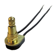 Load image into Gallery viewer, BRASS SINGLE POLE ROTARY SWITCH 5/8&quot;

