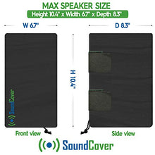 Load image into Gallery viewer, 2 (Two) Compact Outdoor Speaker Covers - Protection &amp; Storage Bags fit Klipsch Kho-7, Polk Atrium 5, Herdio 5.25&quot; &amp; Pyle 5.25 Bluetooth Speakers - (MAX Size: Height 10.4&quot; X Width 6.7&quot; X Depth 8.3&quot;)
