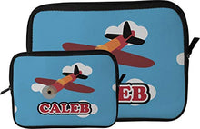 Load image into Gallery viewer, Airplane Tablet Case/Sleeve - Large (Personalized)
