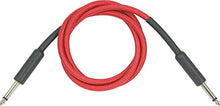 Load image into Gallery viewer, Musician&#39;s Gear Braided Instrument Cable 1/4&quot; Red 3 Foot
