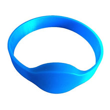 Load image into Gallery viewer, YARONGTECH RFID Wristband 125khz,EM4100 Silicone Adult Size Read Only for Door Access (Pack of 100) (Blue)
