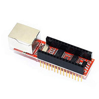 Tonglura Thinary Electronic 1pcs ENC28J60 Ethernet Shield V1.0 Nano 3.0 RJ45 Webserver Module red ENC28J60