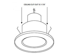 Load image into Gallery viewer, Ark Lighting Chrome Low Voltage 3-inch Recessed Trim ARLV2500CH
