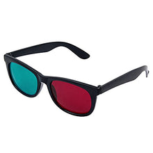 Load image into Gallery viewer, Allegra K Unisex Black Plastic Arms Red-Cyan Lens Movie Anaglyph 3D Glasses

