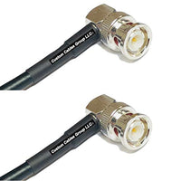 6 feet RFC195 KSR195 Silver Plated BNC Male Angle to BNC Male Angle RF Coaxial Cable