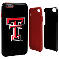 Guard Dog Collegiate Hybrid Case for iPhone 6 Plus / 6s Plus  Texas Tech Red Raiders  Black