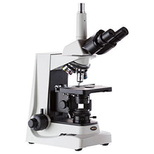 Load image into Gallery viewer, AmScope T680A Professional Trinocular Compound Microscope, 40X-1600x Magnification, WF10x and WF16x Eyepieces, 5 DIN Achromatic Objectives, Brightfield, Kohler Condenser, Double-Layer Mechanical Stage
