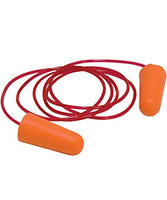 Magid Safety IHP32C Earplugs | Corded Polyurethane Foam E2 Disposable Earplugs, One Size Fits All, Fluorescent Orange (Dispenser of 200 Pairs)