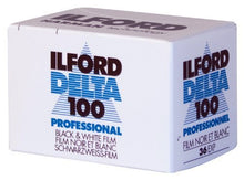 Load image into Gallery viewer, Ilford 1780624 Delta 100 Professional Black-and-White Film, ISO 100, 35mm 36-Exposure 2 PACK
