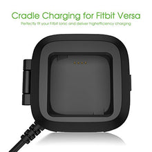 Load image into Gallery viewer, AWINNER Easy Charger Cable for Fitbit Versa,Replacement USB Charger Adapter Charge Cord Charging Dock Cable for Fitbit Versa Aluminum Smartwatch
