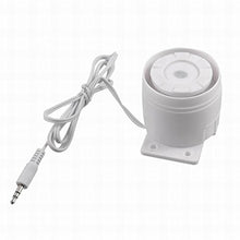 Load image into Gallery viewer, Ucland 95dB DC 6-12V 3.5mm Jack Electronic Alarm Sound Buzzer White
