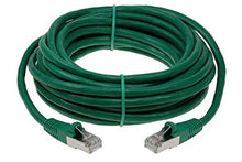 Load image into Gallery viewer, Sf Cable, 25 Feet Shielded Cat6 550 M Hz (Sstp) Molded Patch Cable Green Color
