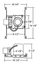 Load image into Gallery viewer, NICOR Lighting 4 inch New Construction Housing, Low Voltage, Non-IC (14000A)
