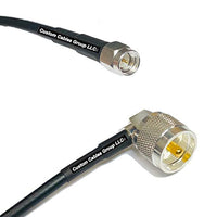 3 feet RFC195 KSR195 Silver Plated SMA Male to UHF Male Angle RF Coaxial Cable