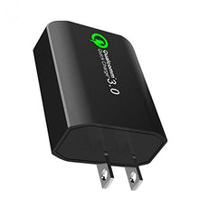 Load image into Gallery viewer, Compatible with DuraForce Pro 2-18W Adaptive Fast USB Home Wall Travel Charger Compact Power Adapter Quick Charge Dual Port Smart Detect [Black] Works with Kyocera DuraForce Pro 2
