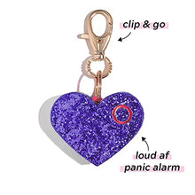 Load image into Gallery viewer, BLINGSTING Personal Safety Alarm for Women Purple
