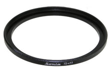 Load image into Gallery viewer, 72mm to 77mm Step up Ring Filter Stepping Adapter Sonia 72 77
