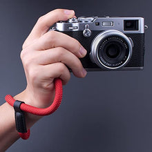 Load image into Gallery viewer, VKO Camera Wrist Strap, Rope Camera Strap Wrist for DSLR SLR Mirrorless Cameras Hand Strap Red
