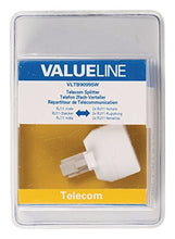 Load image into Gallery viewer, Valueline VLTB90995W Telephone Splitter RJ11 Male - 2X Female, White
