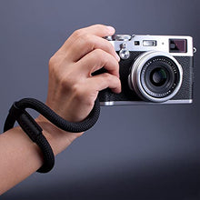 Load image into Gallery viewer, VKO Camera Wrist Strap, Rope Camera Strap Wrist for DSLR SLR Mirrorless Cameras Hand Strap Black
