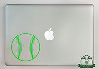 Baseball Vinyl Decal Sized to Fit A 15