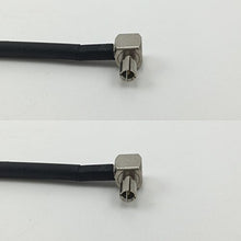 Load image into Gallery viewer, 12 inch RG188 TS9 ANGLE MALE to TS9 ANGLE MALE Pigtail Jumper RF coaxial cable 50ohm Quick USA Shipping
