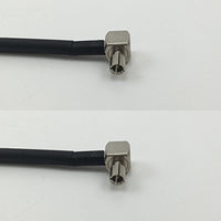 12 inch RG188 TS9 ANGLE MALE to TS9 ANGLE MALE Pigtail Jumper RF coaxial cable 50ohm Quick USA Shipping