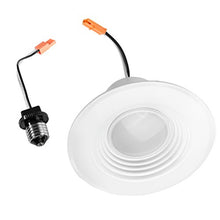 Load image into Gallery viewer, Kobi Electric DL56-20-50 K9Q9 Down Light Retrofit 5 &amp; 6 Inches White Baffle 120V Dimmable 5000K Wet Location Light Bulb
