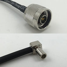 Load image into Gallery viewer, 12 inch RG188 N MALE to MS147 ANGLE MALE Pigtail Jumper RF coaxial cable 50ohm Quick USA Shipping
