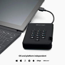 Load image into Gallery viewer, iStorage diskAshur2 SSD 512GB Black - Secure portable solid state drive - Password protected, dust and water resistant, portable, military grade hardware encryption USB 3.1 IS-DA2-256-SSD-512-B
