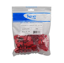 Load image into Gallery viewer, ICC IC107L6CRD Cat 6 Ez Modular Connector44; Red
