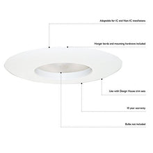 Load image into Gallery viewer, Design House 519538 Wide Recessed Lighting Trim 6&quot;, White
