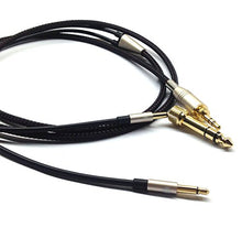 Load image into Gallery viewer, NEW NEOMUSICIA Replacement Audio Upgrade Cable Compatible with Denon AH-D600, AH-D7200, AH-D7100, AH-D9200, AH-D5200, Meze 99 Classics, Focal Elear Headphones Black 1.5m/4.5ft
