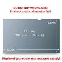 Load image into Gallery viewer, homy Privacy Matte Screen Protector for 14.0 inch Widescreen Laptops. Bonus: Web Camera Sliding Cover for Computer, Storage Folder. Easy Removable, Filter Size: 6 7/8 x 12 3/16 inch, Except Edges.
