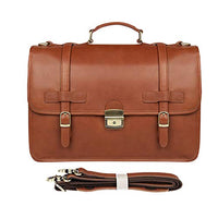 Garyesh Mens Briefcase Leather 14