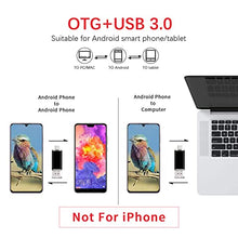 Load image into Gallery viewer, Vansuny 64GB Type C Flash Drive 2 in 1 OTG USB 3.0 + USB C Memory Stick with Keychain Dual Type C USB Thumb Drive Photo Stick Jump Drive for Android Smartphones, Computers, MacBook, Tablets, PC
